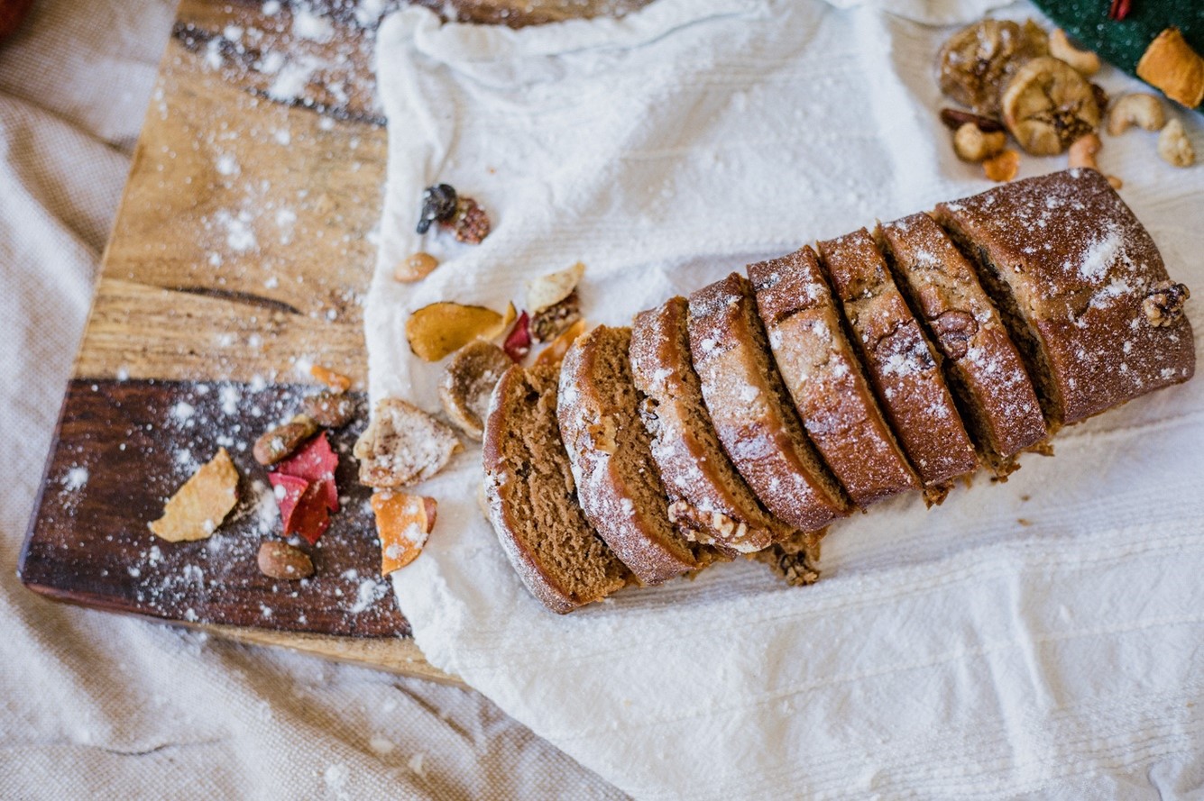 Kaki-havermoutcake