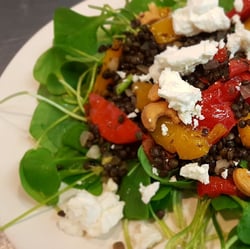Salade linzen paprika_vierkant