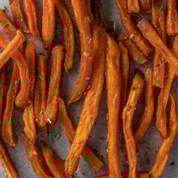 Zoete aardappel friet